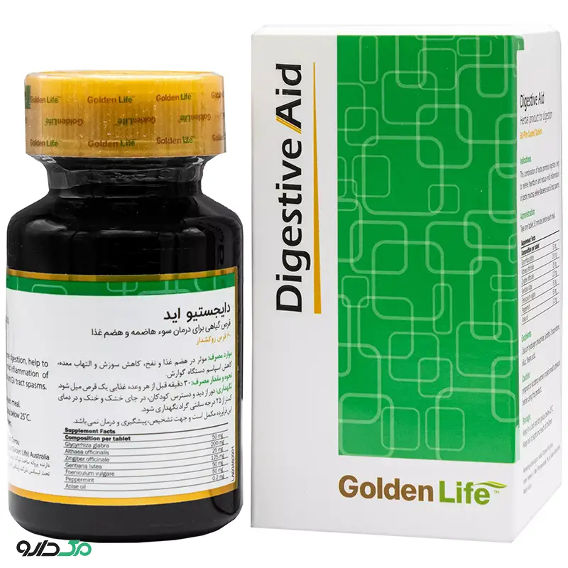 دایجستیو اید گلدن لایف قرص 30 عددی